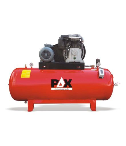 PAX 500 Lt. Pi̇stonlu Hava Kompresörü / 7,5HP (İtalyan Abac Kafa)-Trifaz PHK-7,5-500-T